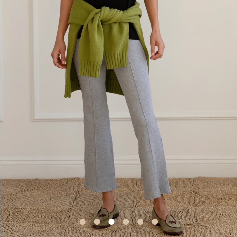 DONNI. Rib Kick Flare Grey S never worn